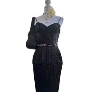 2000s Coquette Black Tagged Betsey Johnson Dress.